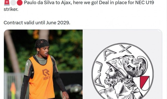 官方澳客网-Here we go！罗马诺：奈梅亨18岁前锋达席尔瓦将加盟阿贾克斯